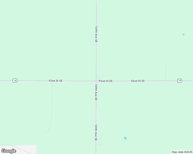 map of restaurants, bars, coffee shops, grocery stores, and more near 9198 169th Avenue Southeast in Hankinson