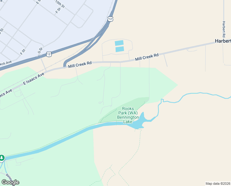 map of restaurants, bars, coffee shops, grocery stores, and more near 236 Looking Glass Road in Walla Walla