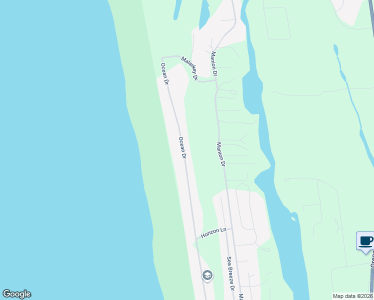 map of restaurants, bars, coffee shops, grocery stores, and more near 89925 Ocean Drive in Warrenton