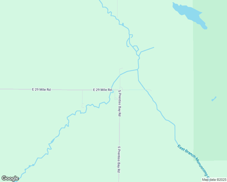 map of restaurants, bars, coffee shops, grocery stores, and more near 6391-6999 East 29 Mile Road in Goetzville