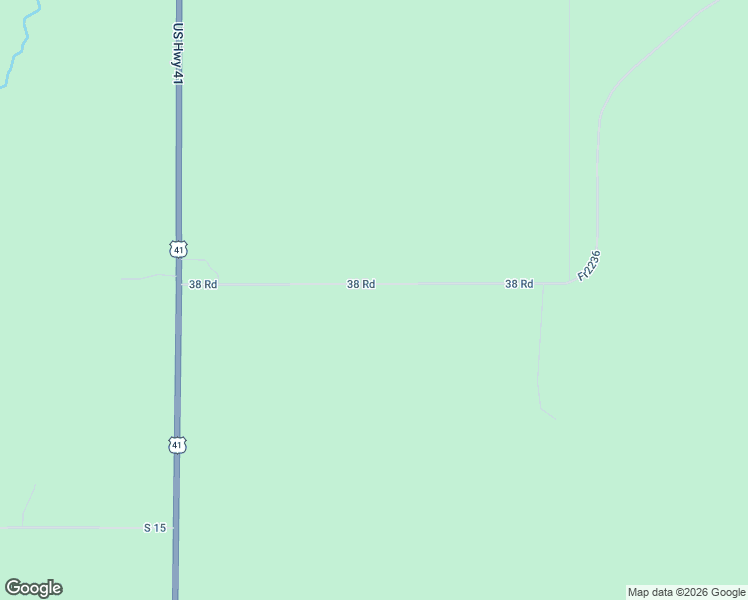 map of restaurants, bars, coffee shops, grocery stores, and more near 7715 38 Road in Rapid River