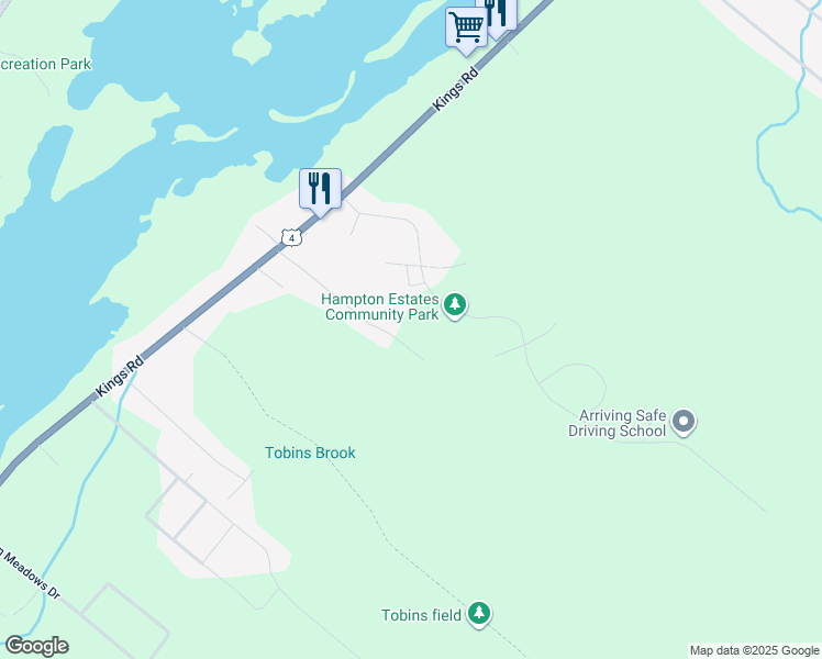 map of restaurants, bars, coffee shops, grocery stores, and more near 9 Stewood Drive in Cape Breton Regional Municipality