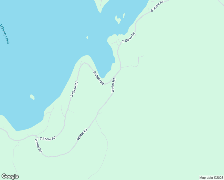map of restaurants, bars, coffee shops, grocery stores, and more near South Shore Road in Linneus