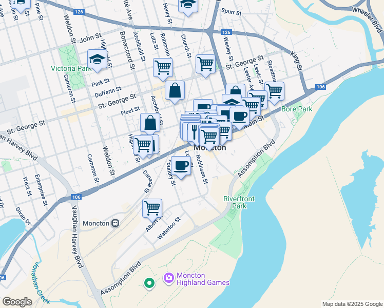 171 Lutz Street, Moncton NB Walk Score