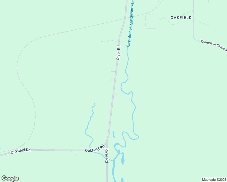 map of restaurants, bars, coffee shops, grocery stores, and more near 183 River Road in Oakfield