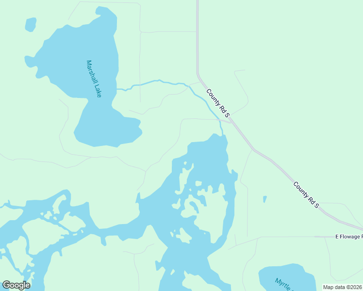 map of restaurants, bars, coffee shops, grocery stores, and more near 6043 North Flowage Road in Conover