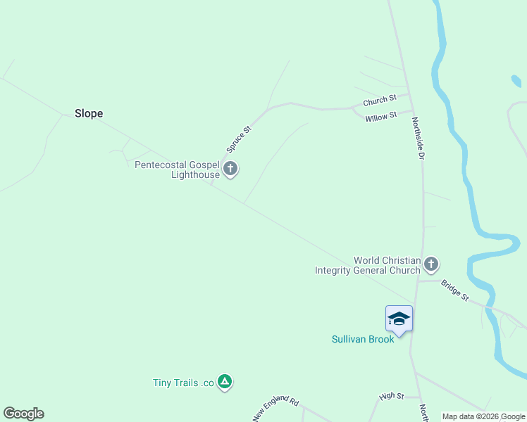 map of restaurants, bars, coffee shops, grocery stores, and more near 187 Slope Road in Minto