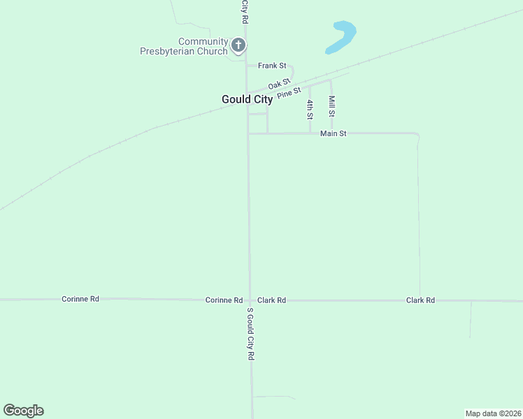 map of restaurants, bars, coffee shops, grocery stores, and more near 6000 South Gould City Road in Curtis