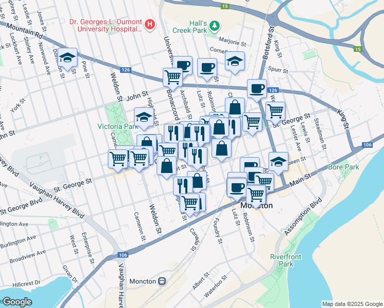 99 Bonaccord Street, Moncton NB Walk Score