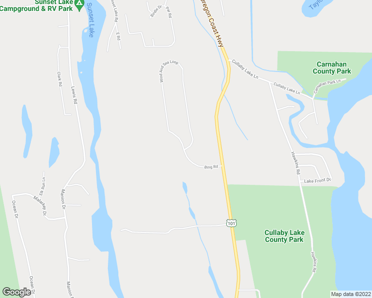 map of restaurants, bars, coffee shops, grocery stores, and more near 90266 U.S. 101 in Warrenton