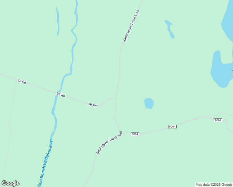 map of restaurants, bars, coffee shops, grocery stores, and more near 14817 Rapid River Truck Trail in Rapid River