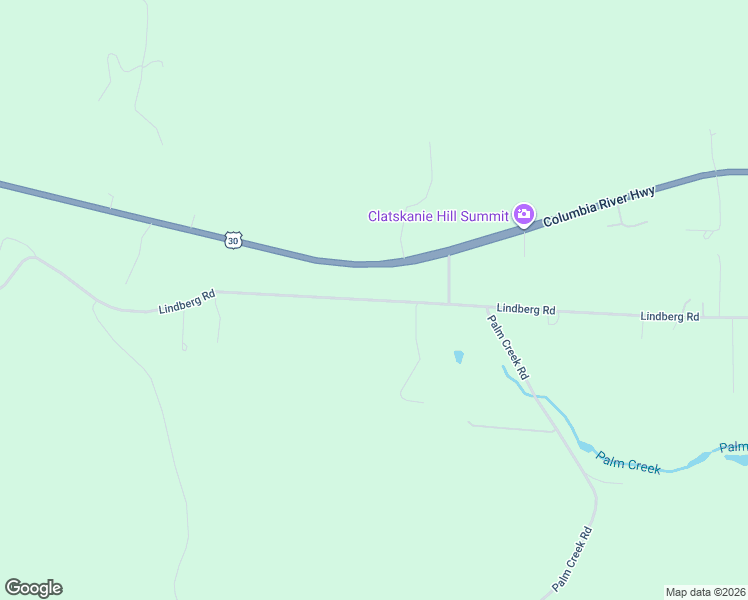 map of restaurants, bars, coffee shops, grocery stores, and more near Lindberg Road in Columbia County