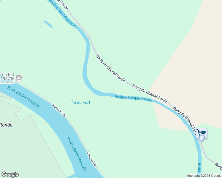 map of restaurants, bars, coffee shops, grocery stores, and more near 4 Chemin Verville in Pierreville