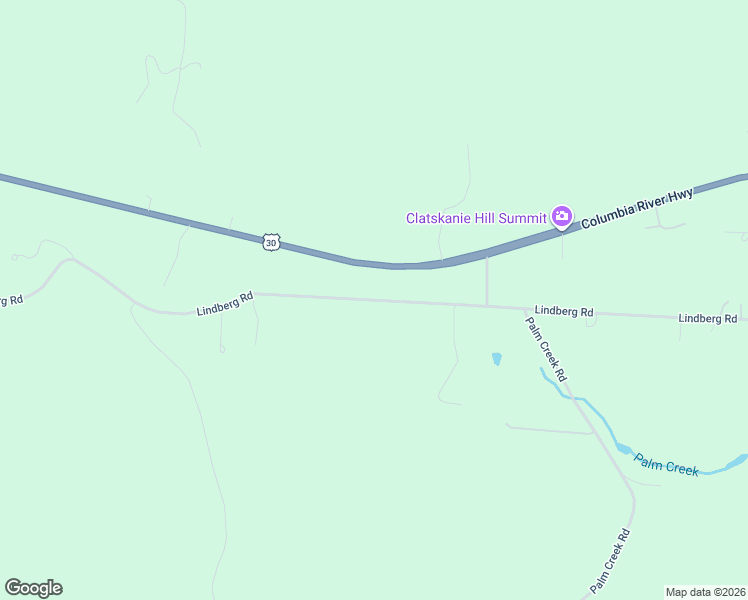 map of restaurants, bars, coffee shops, grocery stores, and more near Lindberg Road in Columbia County