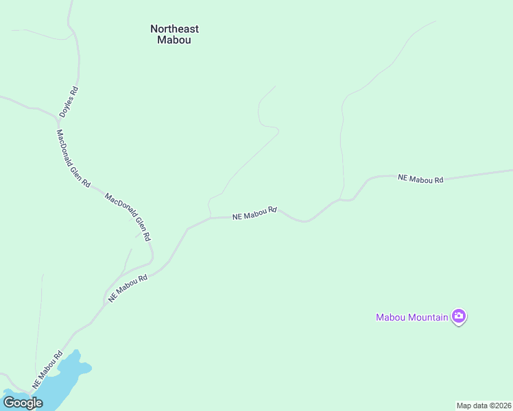 map of restaurants, bars, coffee shops, grocery stores, and more near NE Mabou Rd in Mabou
