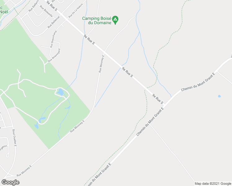 map of restaurants, bars, coffee shops, grocery stores, and more near 1200 9e Rue Sud in Thetford Mines