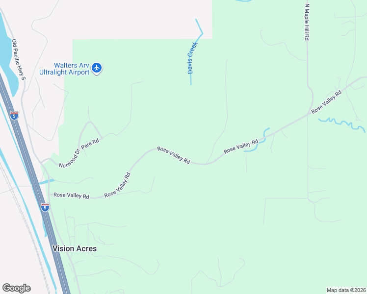 map of restaurants, bars, coffee shops, grocery stores, and more near 344 Rose Valley Road in Kelso