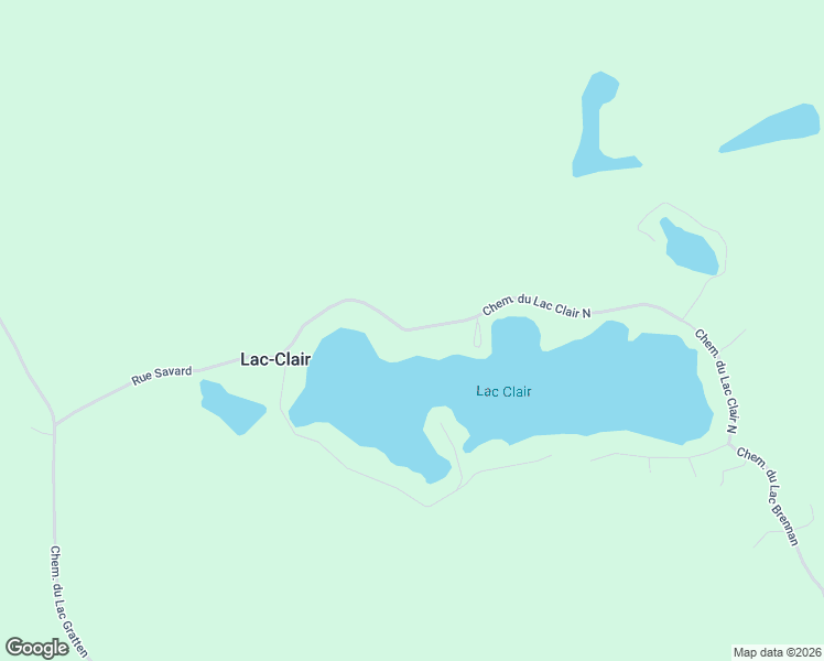 map of restaurants, bars, coffee shops, grocery stores, and more near Chemin du Lac Clair Nord in Rawdon