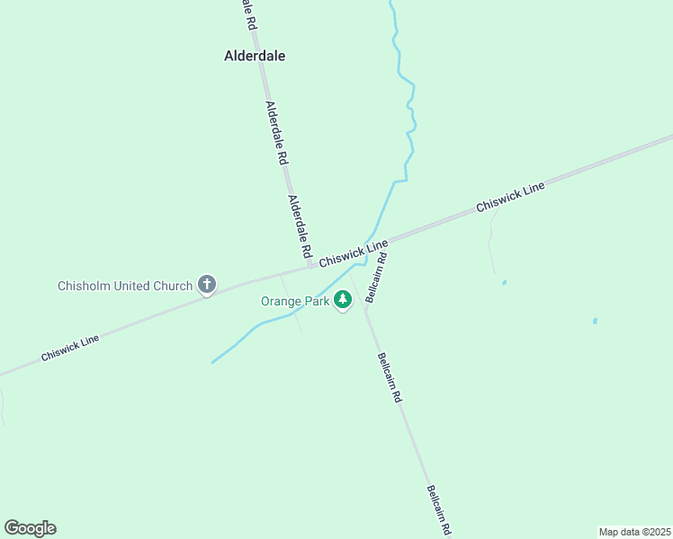 map of restaurants, bars, coffee shops, grocery stores, and more near 1541 Chiswick Line in Powassan