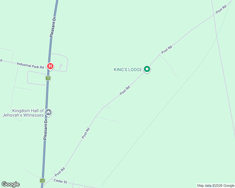 map of restaurants, bars, coffee shops, grocery stores, and more near Post Road in Minto