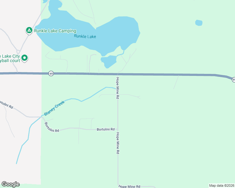 map of restaurants, bars, coffee shops, grocery stores, and more near 135 Hope Mine Road in Crystal Falls