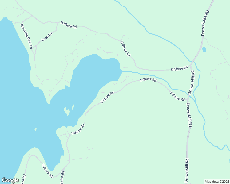 map of restaurants, bars, coffee shops, grocery stores, and more near South Shore Road in Linneus