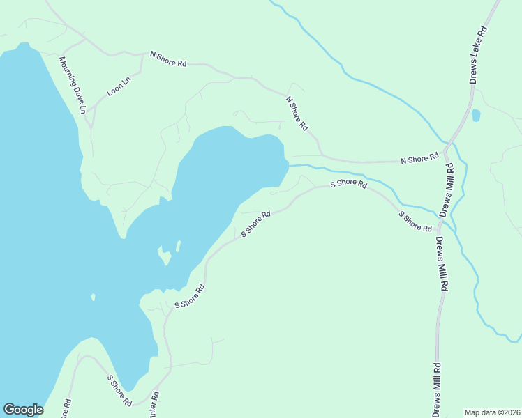 map of restaurants, bars, coffee shops, grocery stores, and more near South Shore Road in Linneus