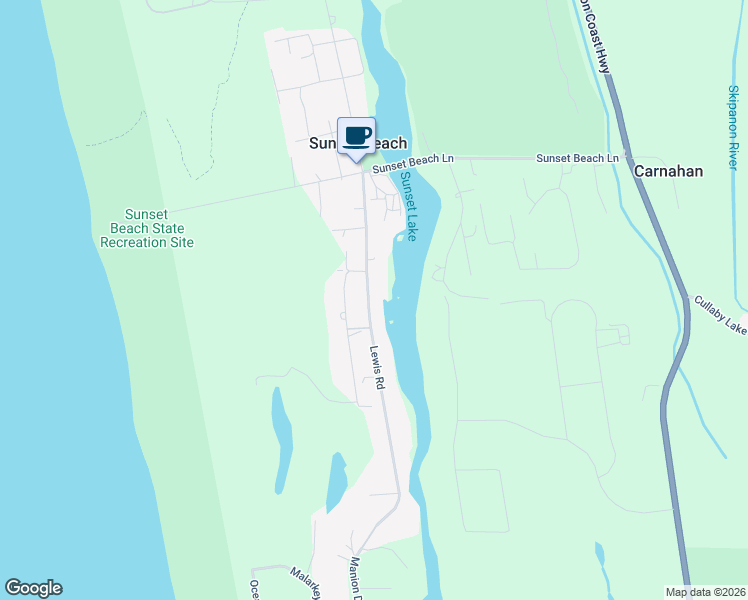 map of restaurants, bars, coffee shops, grocery stores, and more near 90431 Lewis Road in Warrenton