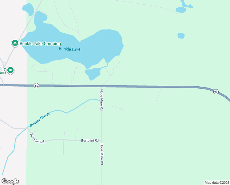 map of restaurants, bars, coffee shops, grocery stores, and more near 135 Hope Mine Road in Crystal Falls