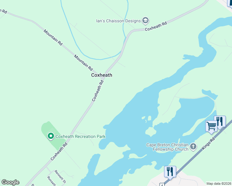 map of restaurants, bars, coffee shops, grocery stores, and more near 765 Coxheath Road in Sydney