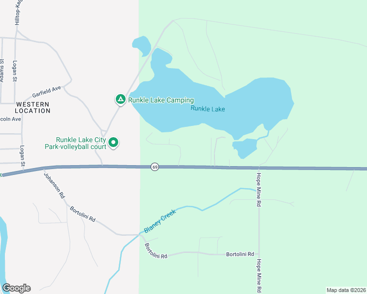 map of restaurants, bars, coffee shops, grocery stores, and more near 138-150 Sheridan Drive in Crystal Falls