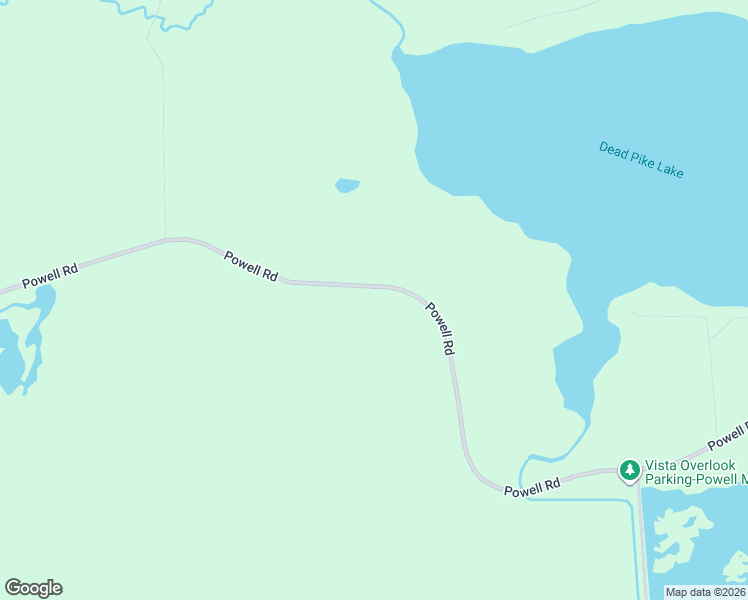 map of restaurants, bars, coffee shops, grocery stores, and more near 588 Powell Road in Manitowish Waters