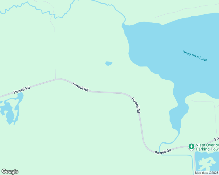 map of restaurants, bars, coffee shops, grocery stores, and more near 593 Powell Road in Manitowish Waters
