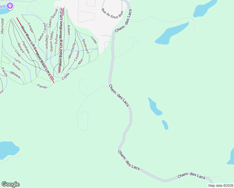 map of restaurants, bars, coffee shops, grocery stores, and more near 1376 Chemin des Lacs in Saint-Faustin-Lac-Carré