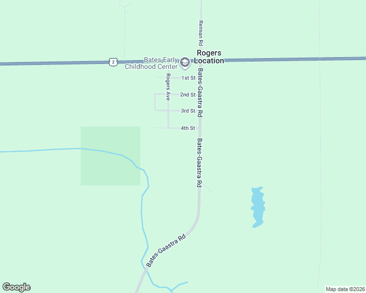 map of restaurants, bars, coffee shops, grocery stores, and more near 158 Bates-Gaastra Road in Iron River