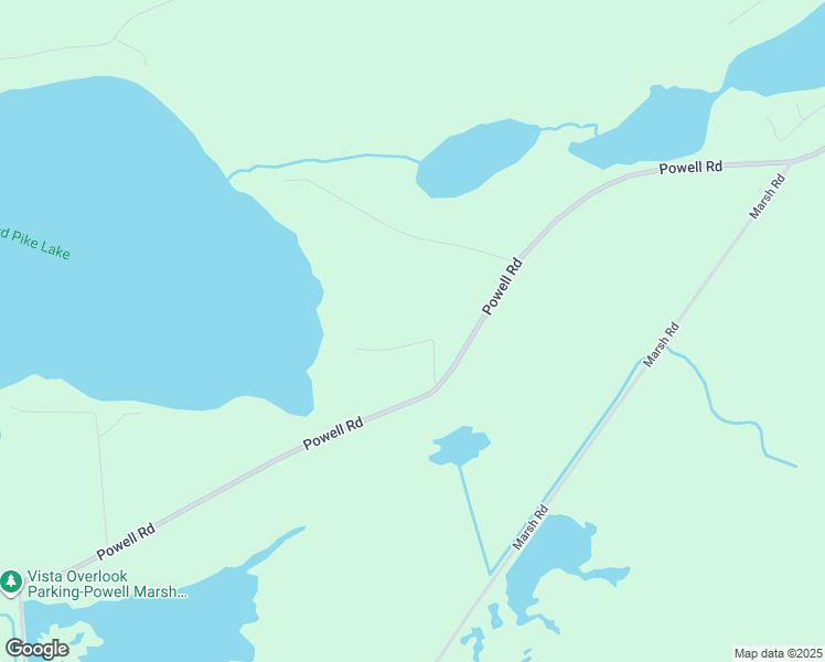 map of restaurants, bars, coffee shops, grocery stores, and more near 414 Blue Goose Drive in Manitowish Waters
