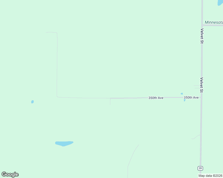 map of restaurants, bars, coffee shops, grocery stores, and more near 3042 350th Avenue in Sandstone