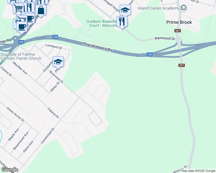 map of restaurants, bars, coffee shops, grocery stores, and more near 42 Bardmoor Crescent in Sydney