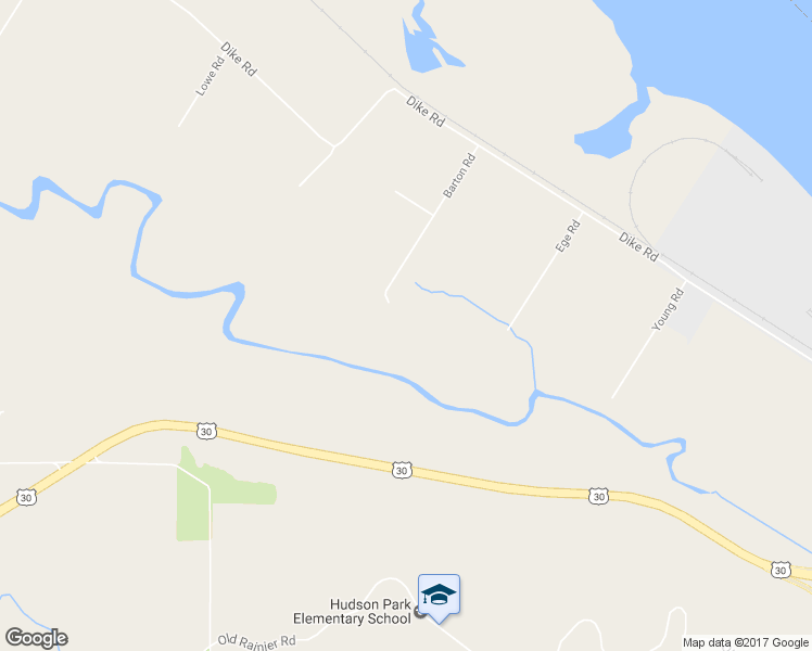 map of restaurants, bars, coffee shops, grocery stores, and more near 76346 Barton Road in Rainier