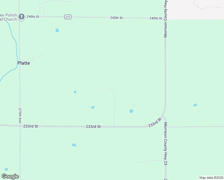 map of restaurants, bars, coffee shops, grocery stores, and more near 28152 233rd Street in Pierz