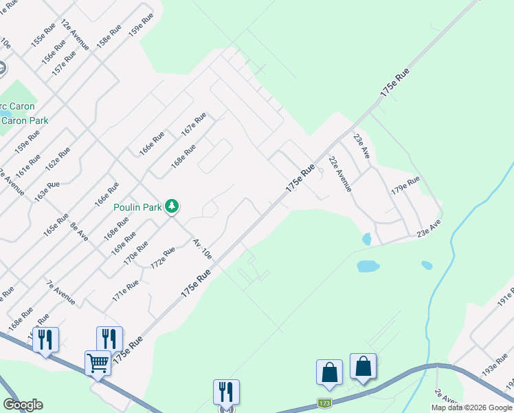 map of restaurants, bars, coffee shops, grocery stores, and more near in Saint-Georges