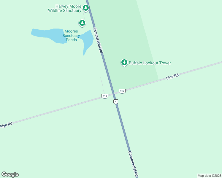 map of restaurants, bars, coffee shops, grocery stores, and more near 7284 Commercial Road in Montague