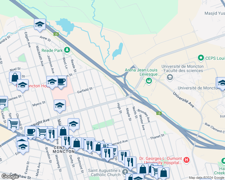 594 High Street, Moncton NB Walk Score