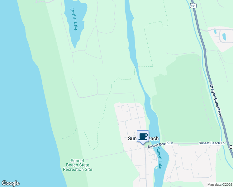 map of restaurants, bars, coffee shops, grocery stores, and more near Pacific Bellevue Lane in Clatsop County