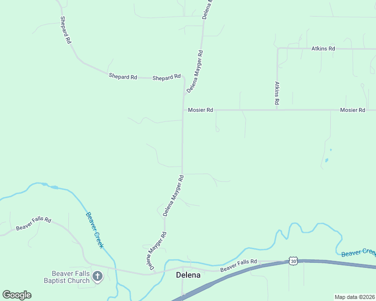 map of restaurants, bars, coffee shops, grocery stores, and more near 76500 Delena Mayger Road in Clatskanie