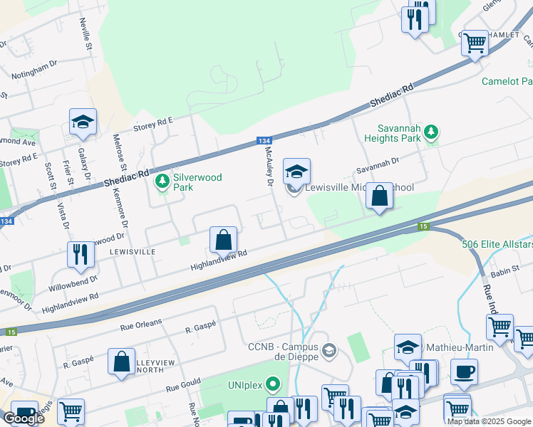 50 McAuley Drive, Moncton NB Walk Score