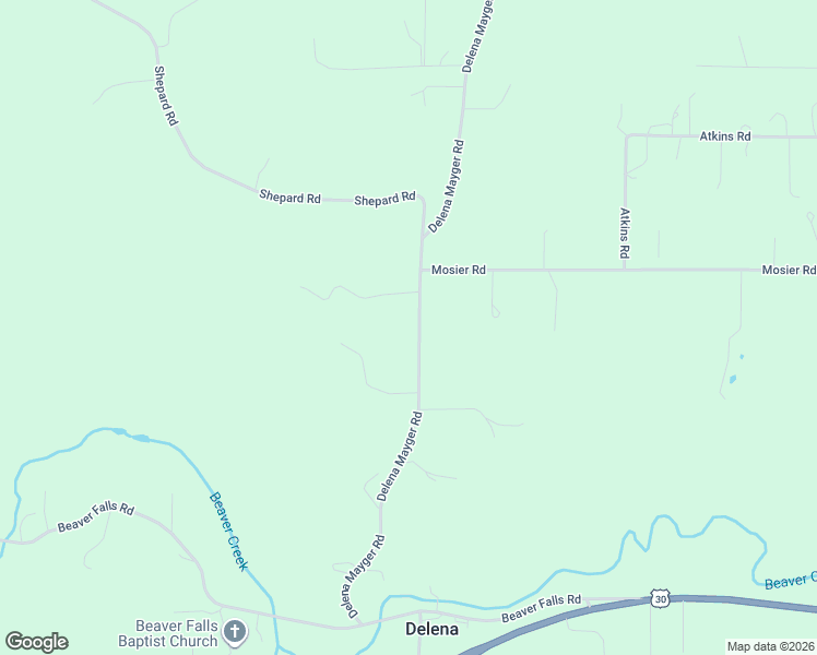 map of restaurants, bars, coffee shops, grocery stores, and more near 76500 Delena Mayger Road in Clatskanie