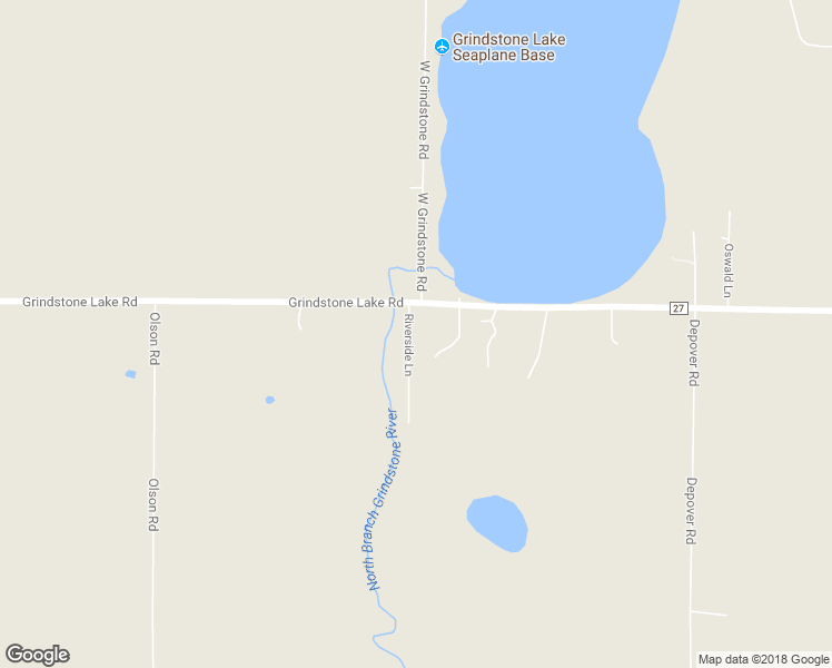 map of restaurants, bars, coffee shops, grocery stores, and more near 51920 Riverside Lane in Sandstone