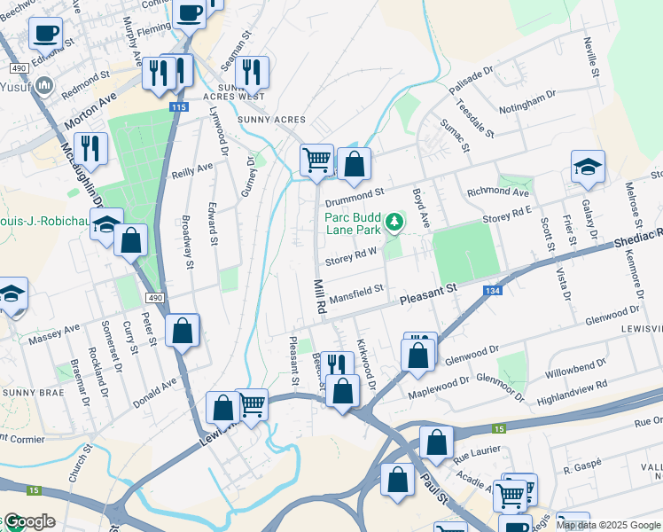 11 Storey Road West, Moncton NB Walk Score