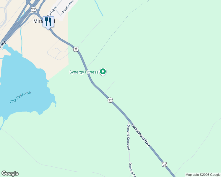 map of restaurants, bars, coffee shops, grocery stores, and more near 8 Saint Thomas Avenue in Sydney